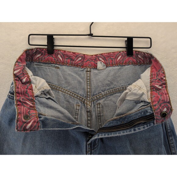 VTG Bugle Boy Mom Jeans Women's Size 18 Light Wash 80s 90s Made In USA - Picture 10 of 16